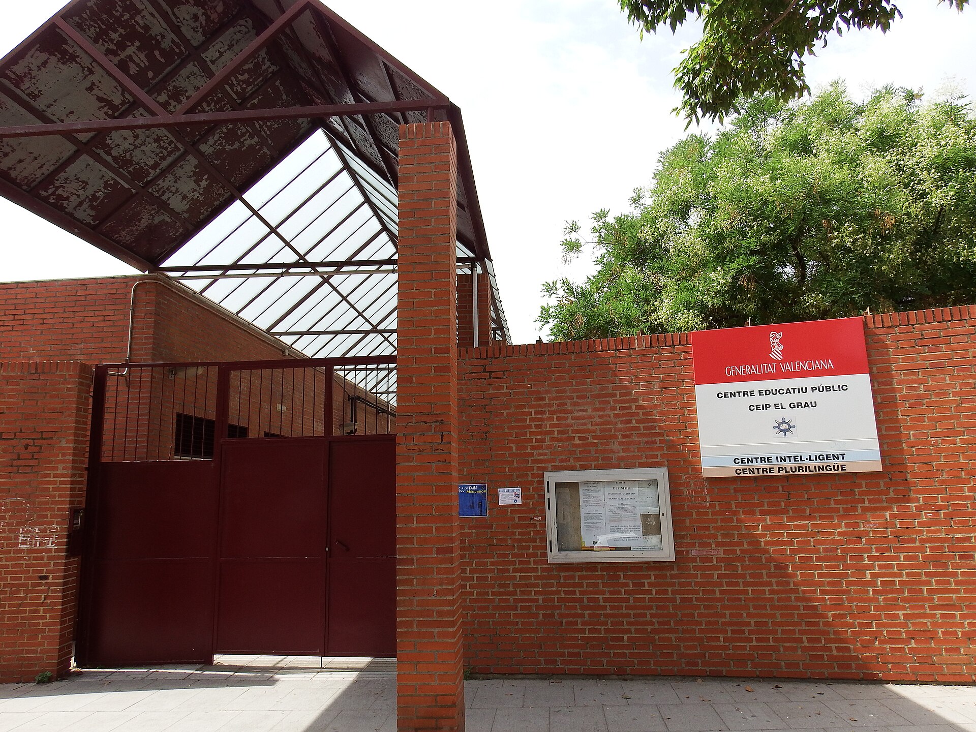Bâtiment scolaire du CEIP El Grau à Valencia